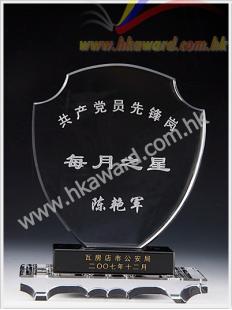 水晶獎座  CM4060